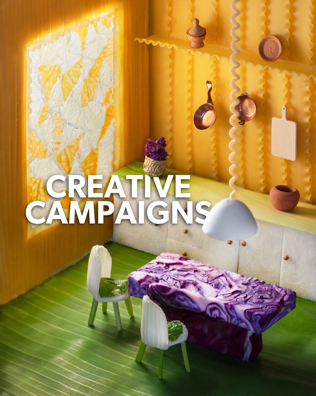 Concepts, scripts, and campaign development.